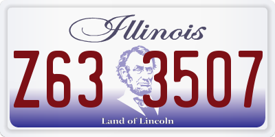 IL license plate Z633507