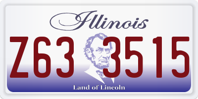 IL license plate Z633515