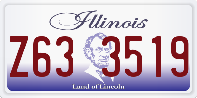 IL license plate Z633519