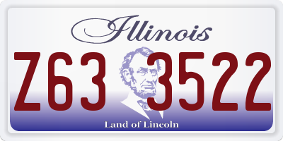IL license plate Z633522
