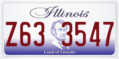 IL license plate Z633547