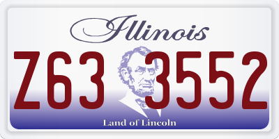 IL license plate Z633552