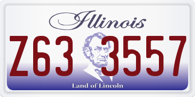 IL license plate Z633557