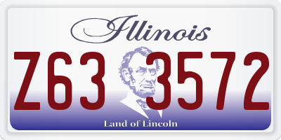 IL license plate Z633572