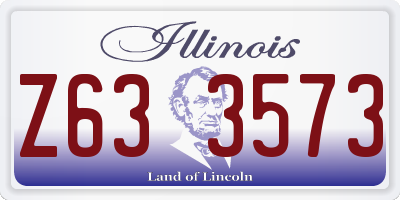 IL license plate Z633573