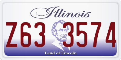 IL license plate Z633574