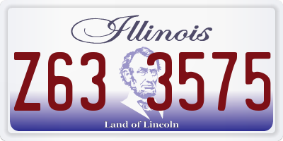 IL license plate Z633575