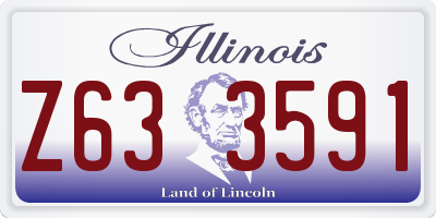 IL license plate Z633591