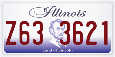 IL license plate Z633621