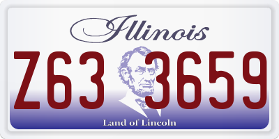 IL license plate Z633659