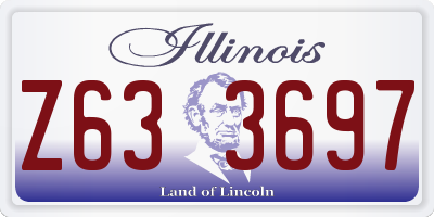 IL license plate Z633697