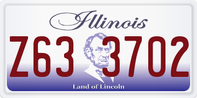 IL license plate Z633702