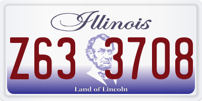 IL license plate Z633708
