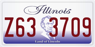 IL license plate Z633709