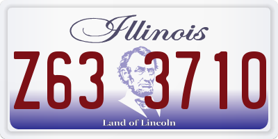 IL license plate Z633710
