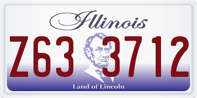 IL license plate Z633712