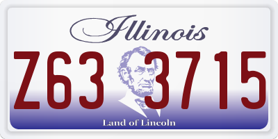 IL license plate Z633715