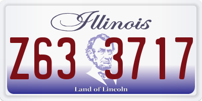 IL license plate Z633717