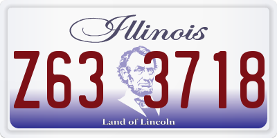 IL license plate Z633718