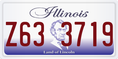 IL license plate Z633719