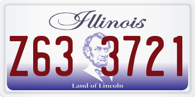 IL license plate Z633721