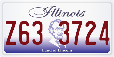IL license plate Z633724