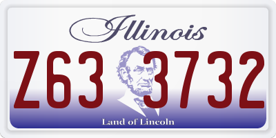IL license plate Z633732