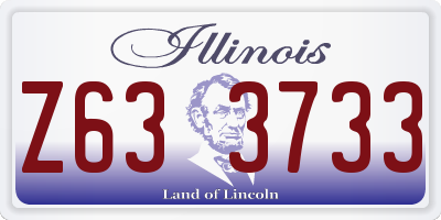 IL license plate Z633733