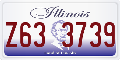 IL license plate Z633739