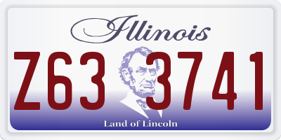 IL license plate Z633741
