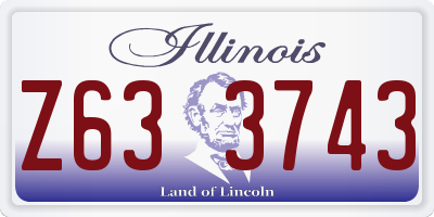 IL license plate Z633743