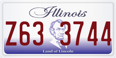 IL license plate Z633744