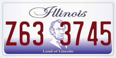IL license plate Z633745