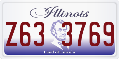IL license plate Z633769