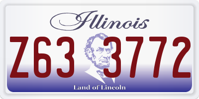 IL license plate Z633772