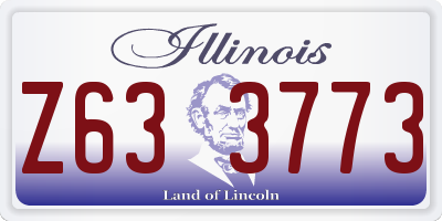 IL license plate Z633773