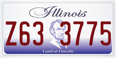 IL license plate Z633775