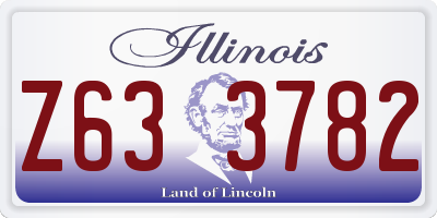 IL license plate Z633782