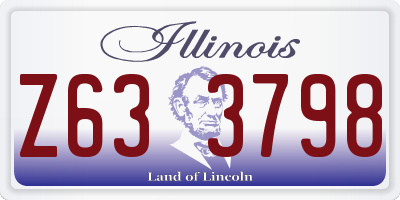 IL license plate Z633798