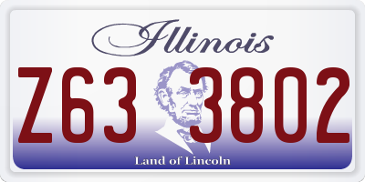 IL license plate Z633802