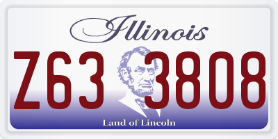 IL license plate Z633808