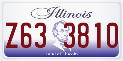 IL license plate Z633810
