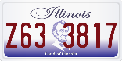 IL license plate Z633817