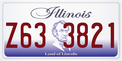 IL license plate Z633821