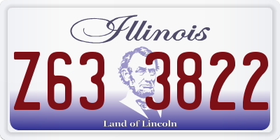 IL license plate Z633822