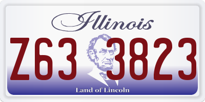 IL license plate Z633823