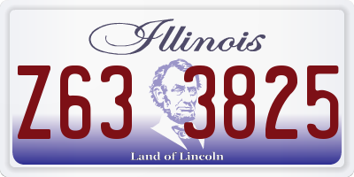 IL license plate Z633825