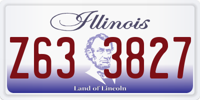 IL license plate Z633827