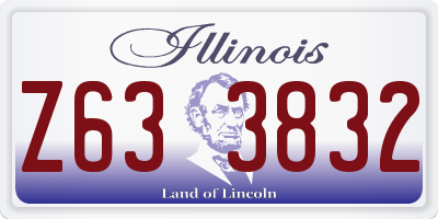 IL license plate Z633832