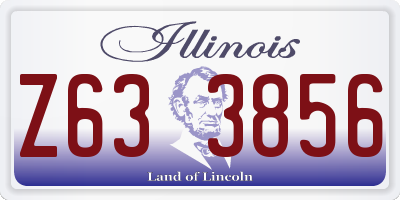 IL license plate Z633856
